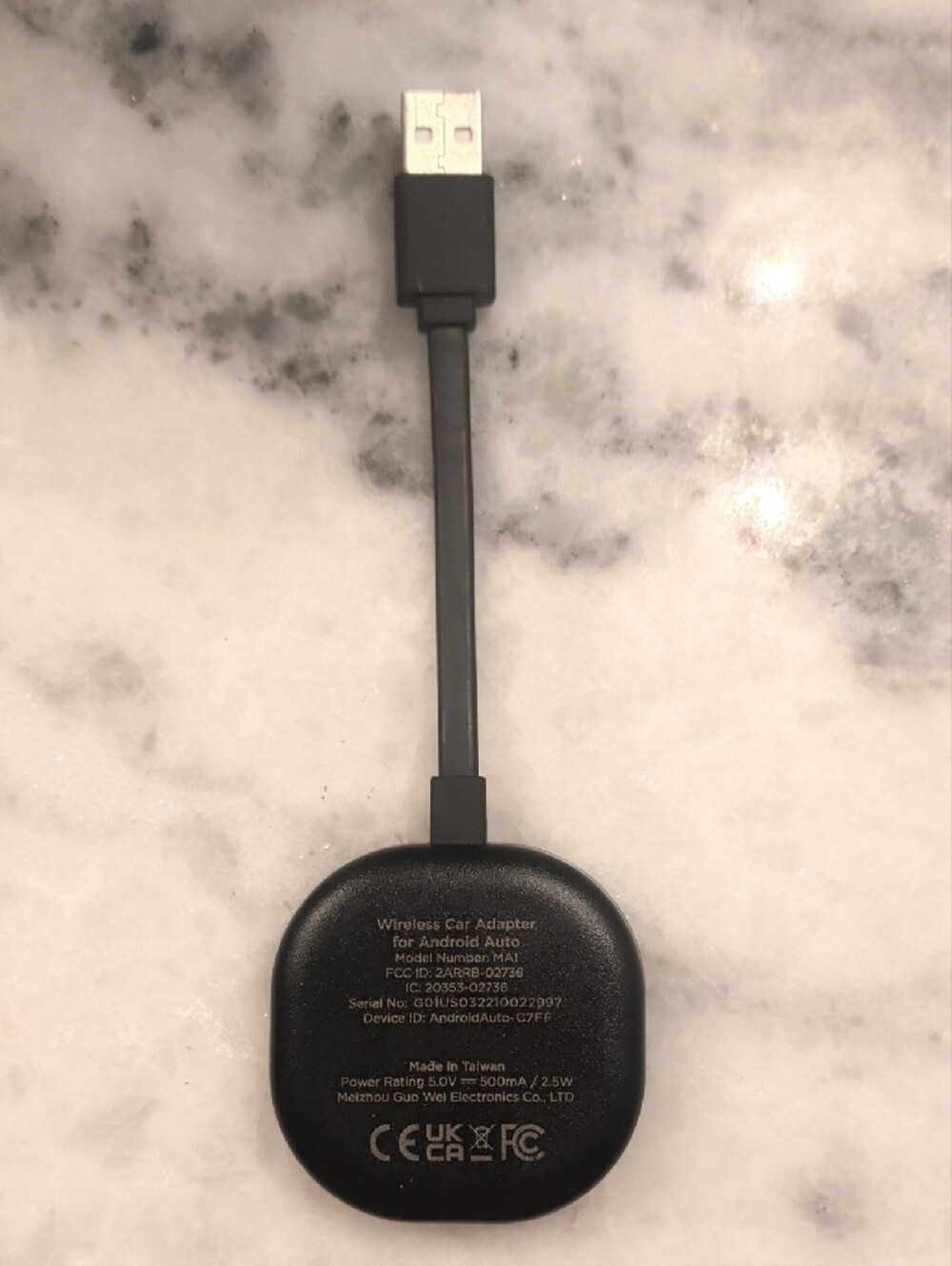 Motorola Wireless Car Adapter For Android Auto - Picture 2 of 3